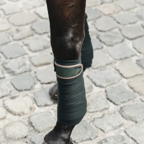 Bandes de polo avec bord cuir - Kentucky Bandages