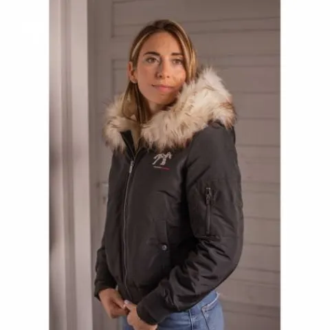 Outlet Blouson Lyon - - Style moderne et confort Femme Tenue D'Équitation Femme·Parka, Blouson, Doudoune