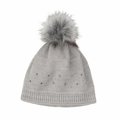 Bonnet à pompom brillant - Bonnets Et Écharpes D'Équitation