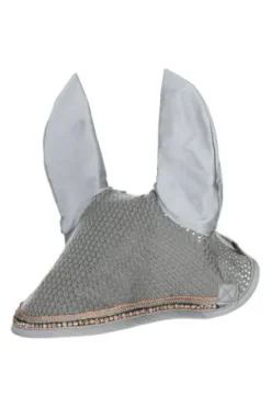 Outlet Bonnet anti mouches rosegold glamour - - Détails cristaux Bonnets|Bonnet Cheval