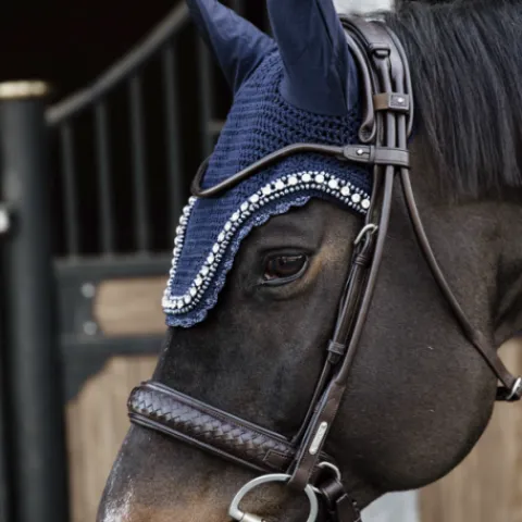 Clearance Bonnet Anti-Bruit Wellington Big Stone & Pearl Soundless - Kentucky Bonnets|Bonnet Cheval