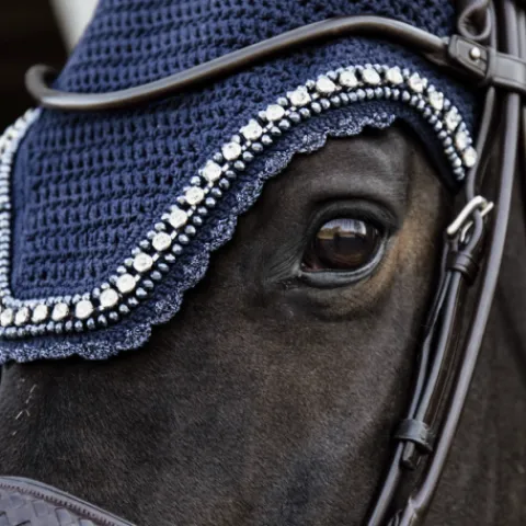 Clearance Bonnet Anti-Bruit Wellington Big Stone & Pearl Soundless - Kentucky Bonnets|Bonnet Cheval