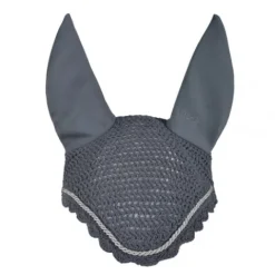 Bonnet anti-mouches - Basic galon argent Bonnets|Bonnet Cheval