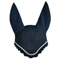 Bonnet anti-mouches - Basic galon argent Bonnets|Bonnet Cheval