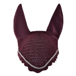 Bonnet anti-mouches - Basic galon argent Bonnets|Bonnet Cheval