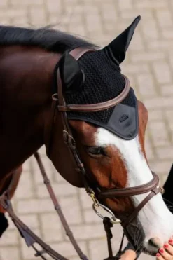 Best Bonnet anti-mouches Sportive Black - Bonnets|Bonnet Cheval