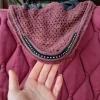 Hot Bonnet bordeaux avec strass Bonnets|Bonnet Cheval