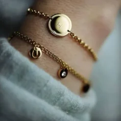 Sale Bracelet avec médaille personnalisée - Bijoux
