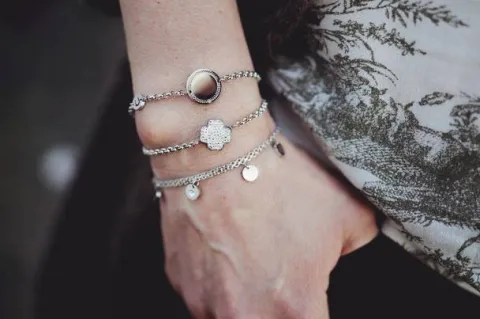 Sale Bracelet trèfle à quatre feuilles - Bijoux