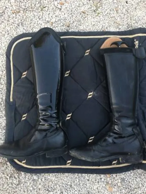 Best BS BOOTS bottes vernies excellent état Femme Bottes Et Boots·Bottes D'équitation|Tenue D'Équitation Femme·Bottes Et Boots