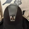 Clearance CASQUE SAMSHIELD NOIR CUIR ET ALCANTARA Protections De Tête·Casques D'équitation