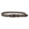 Discount Ceinture élastique bicolore Laos - - Bleu marine et cuivre Ceintures D'Équitation