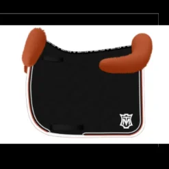 Chabraque dressage avec rebords personnalisable - Tapis De Dressage|Tapis De Selle