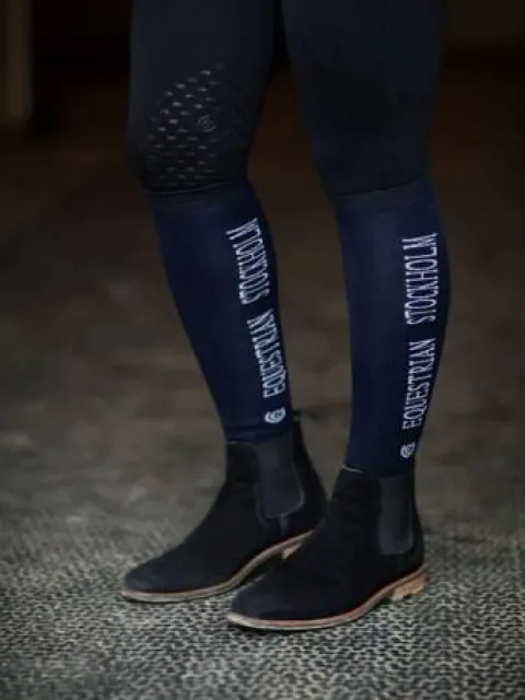 Best Chaussettes Bamboo Blend Midnight Blue - Chaussettes D'Équitation