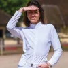 New Chemise de concours Carla - Jump'In - Tissu élastique Femme La Cavalière En Concours|La Femme En Concours