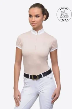 New Chemise de concours STELLA à manches courtes - - Technique Femme La Cavalière En Concours|La Femme En Concours