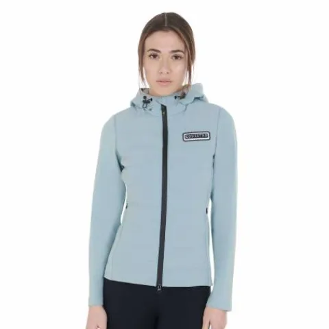 Doudoune technique scuba à capuche - Femme Tenue D'Équitation Femme·Parka, Blouson, Doudoune