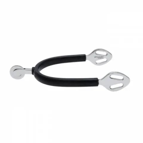 Eperons acier inoxydable caoutchouté roue lisse 30MM Eperons|Éperons