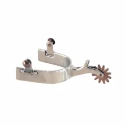 Hot rons Western en inox à mollette laiton Éperons Western|Eperons