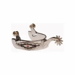 Sale rons WESTERN INOX inserts NAVAJO Éperons Western|Eperons