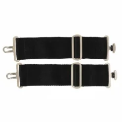 Outlet Extensions de sangles ventrales noires - - Longueur max 30 cm Couvertures Cheval