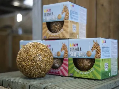 Hot Friandise en balle Stall Ball à accrocher - Friandises|Bloc À Lécher / Pierre À Sel