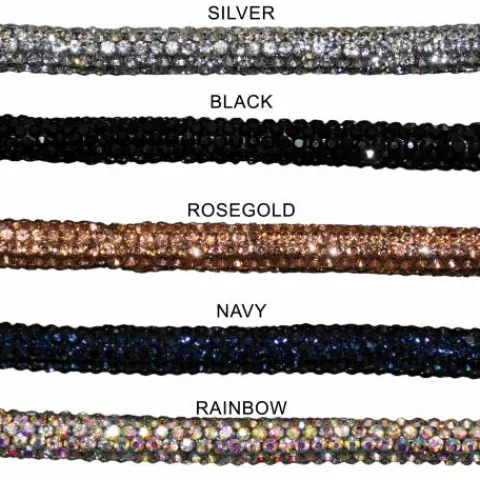 Hot Frontal sparkle Flag's&cup - - cuir avec strass Bridons Et Brides·Frontal