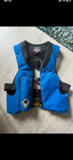 Hot Gilet air bag hit air bleu kids M-XL Femme Les Jeunes En Concours|Les Enfants En Concours