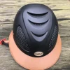 New FIRST LADY LEATHER NOIR/OR Protections De Tête·Casques D'équitation