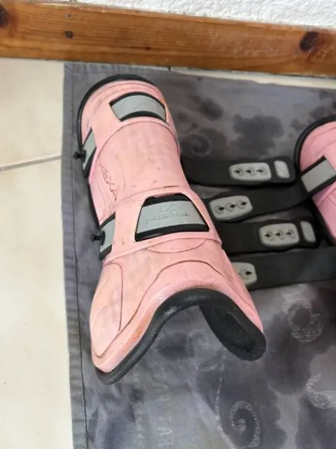 New Guêtres + Protège-boulets HEXA rose – matière imperméab Ensembles Guêtres