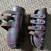 Clearance Guêtres cuir taille cheval Guêtres De Dressage|Guêtres