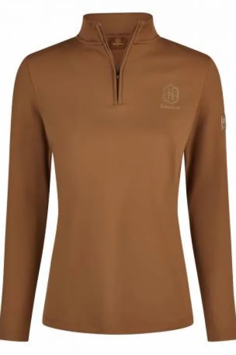 Outlet Haut manches longues zip heritage 2024 - Femme Tenue D'Équitation Femme·Polos Et Chemises