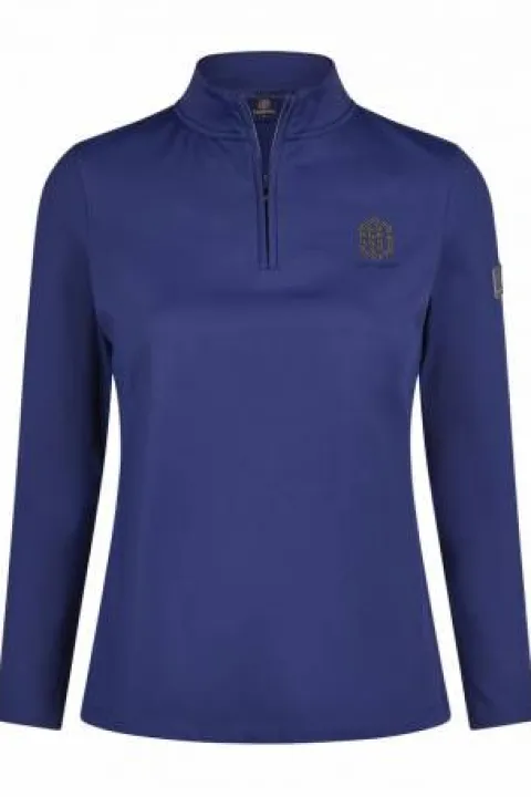 Outlet Haut manches longues zip heritage 2024 - Femme Tenue D'Équitation Femme·Polos Et Chemises