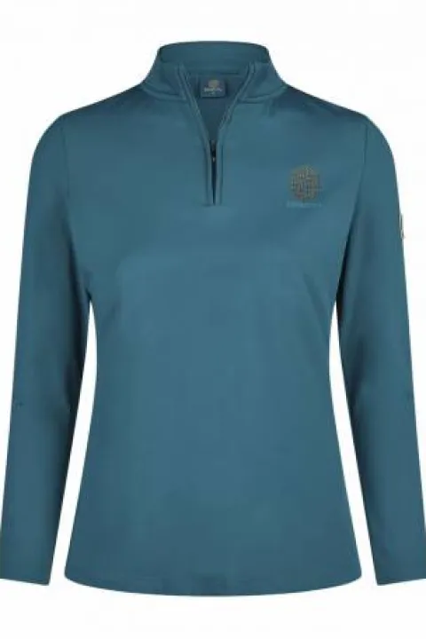 Outlet Haut manches longues zip heritage 2024 - Femme Tenue D'Équitation Femme·Polos Et Chemises