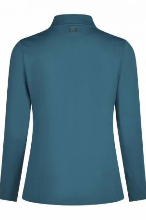 Outlet Haut manches longues zip heritage 2024 - Femme Tenue D'Équitation Femme·Polos Et Chemises