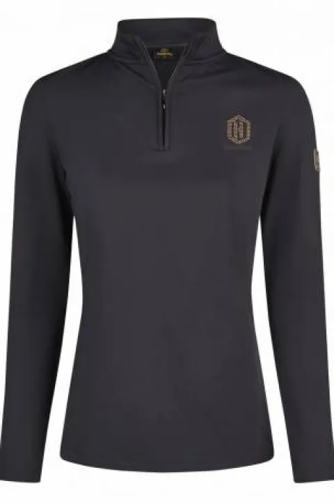 Outlet Haut manches longues zip heritage 2024 - Femme Tenue D'Équitation Femme·Polos Et Chemises