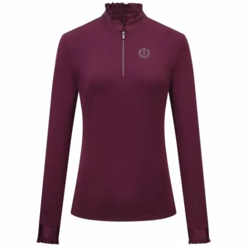 Haut technique manches longues Anna Figue - Femme Tenue D'Équitation Femme·Polos Et Chemises