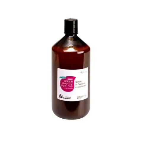 New Horskin Shampooing Liquide Concentré Argile Verte Force 3 Shampoings Pour Chevaux
