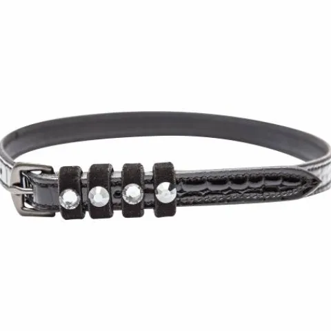 Outlet Lanières d'éperons en cuir avec strass - Eperons|Éperons