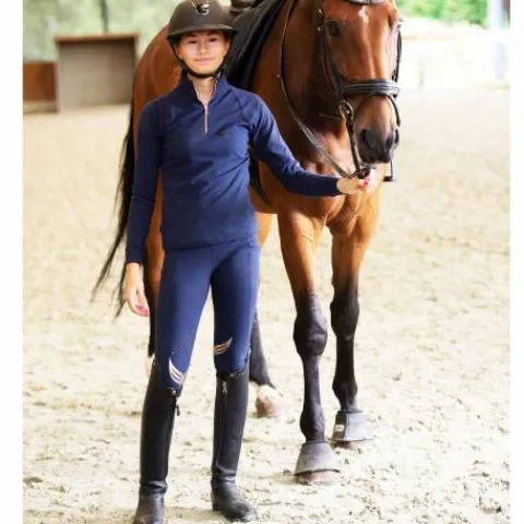 Hot Legging d'équitation grip genoux - Gina - Femme Tenue D'Équitation Femme·Leggings D'équitation