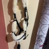 Online Licol à moumoute noir avec la longe Licols Et Longes