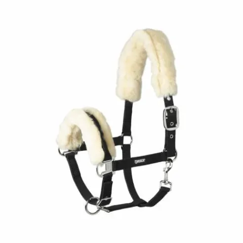 Best Licol Basics doublé mouton - - Fourrure douce Licols Et Longes