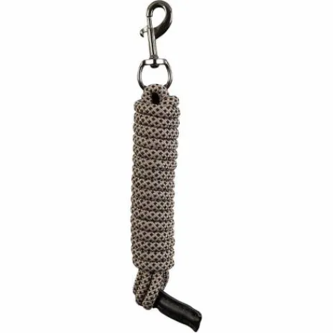 Hot Longe 4m bicolore - - Résistante en cuir synthétique Licols Et Longes