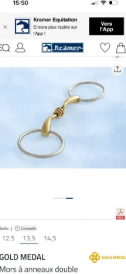Online Mors à anneaux double brisure Anatomical Roll Mors Et Embouchures