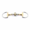 Hot Mors à olives double brisure inox et boule en german silver - Mors Et Embouchures