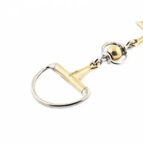 Hot Mors à olives double brisure inox et boule en german silver - Mors Et Embouchures