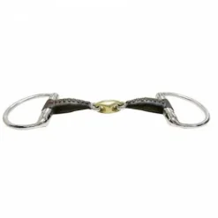 Sale Mors à olives double brisure recouvert de cuir - Jump'in Mors Et Embouchures