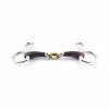 Best Mors Baucher double brisure recouvert de cuir - Mors Et Embouchures