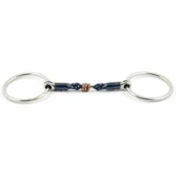 Sale Mors Blue Steel double brisure et incrustation cuivre Mors Et Embouchures