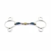 Discount Mors Blue Steel Pessoa avec anneaux en cuivre - Jump'in Mors Et Embouchures